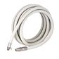50' X 5/8" White Hose SS Fitting No Nozzle/Spring