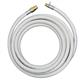 50' X 5/8" White X Extruded Hose Assembly No Nozzle
