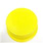 Tapered Cap Plug Wide Flange Yellow 2.5"